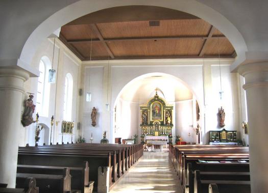 Innenansicht der Pfarrkirche St. Wenzeslaus Schönsee (Bildquelle: Scharnagl Konrad)