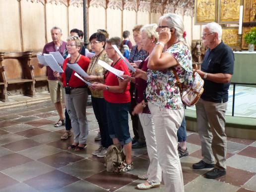 Chorgesang im Dom von Roskilde